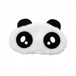 Mehka spalna maska Panda