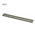 HO Model train track - scale 1:87