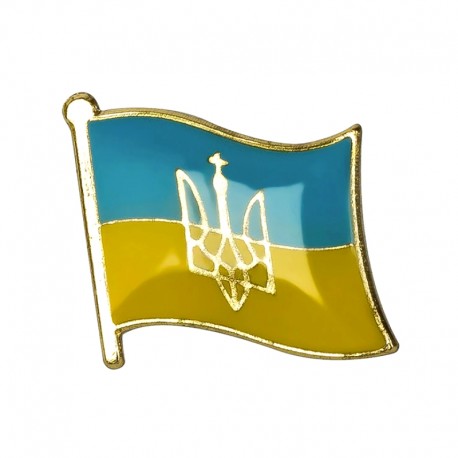 Badge of the national flag of Ukraine