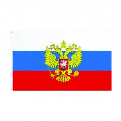 Zastava Rusije z grbom 90*150cm