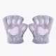 Women's half-finger gloves - cat's paw