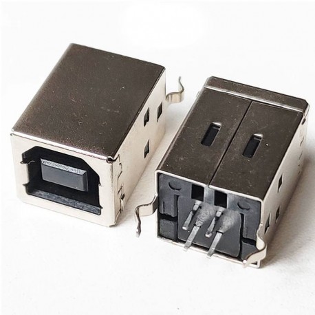 USB 2.0/3.0 PCB konektor ženski tip B 90°/180°