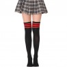 Cosplay black knee socks