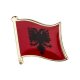 Albania metal badge for dress