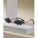 Fashionable bat-shaped glasses