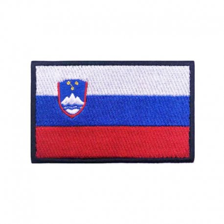 Našitek zastava Slovenije z napisom
