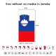 Rutka - Bandana z državnimi simboli - Slovenija