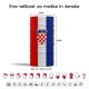 Rutka - Bandana z državnimi simboli - Hrvaška