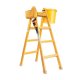 Wooden double ladder with five steps