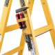 Tool holder for Slovenian ladder