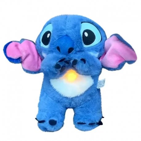 Stitch Bedtime stuffed doll with blinking ears, light and sound effect