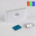 LED RGB light with sensor - USB charging