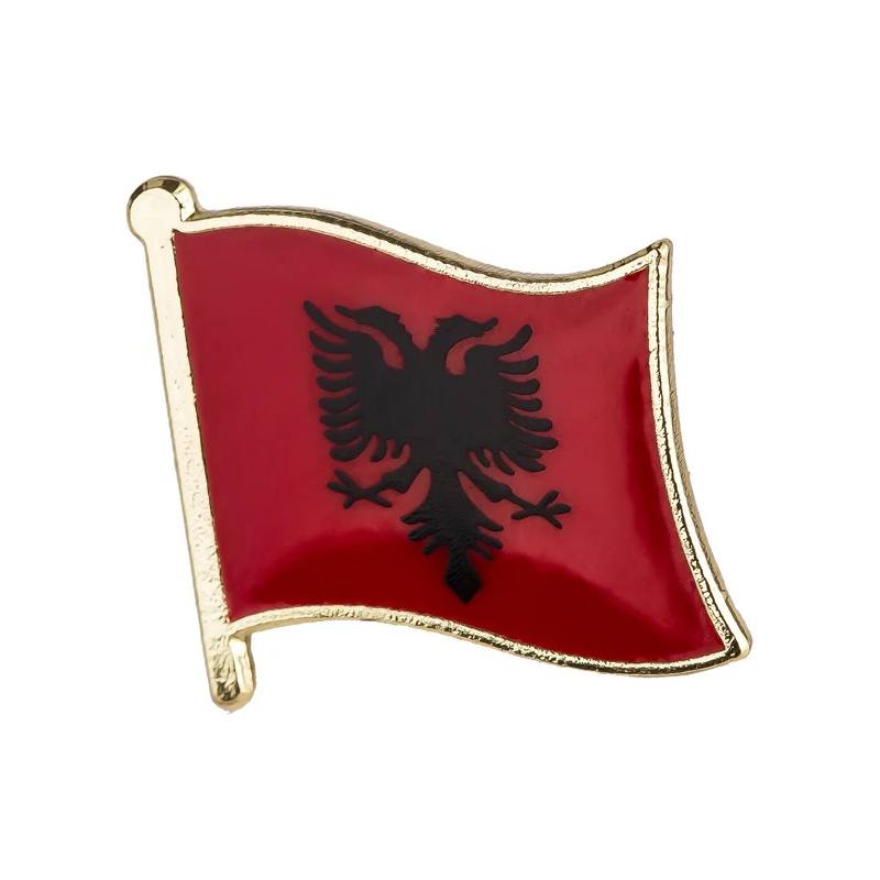 Značka zastava Albanije