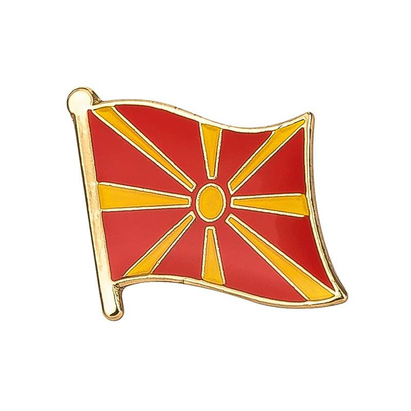 Značka zastava Severne Makedonije